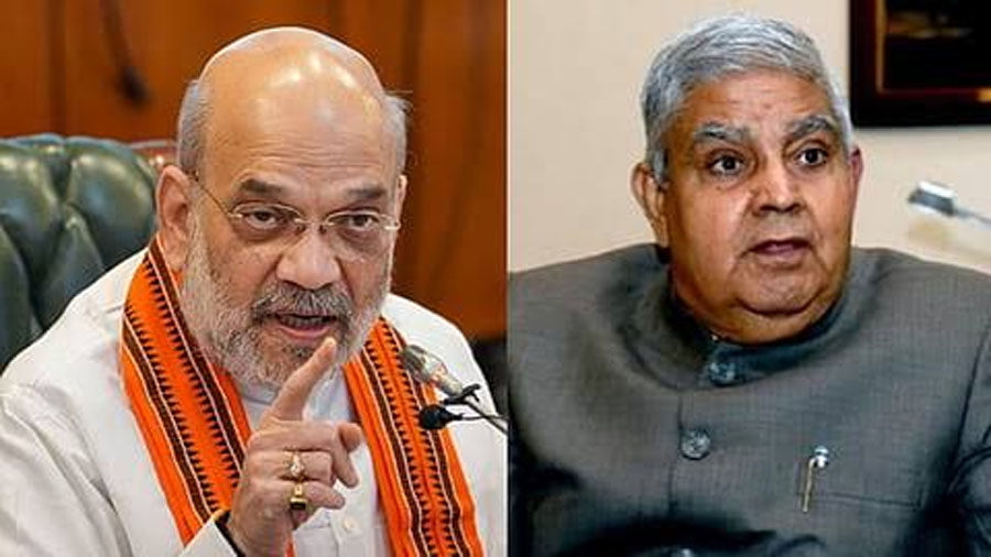 धनखड यांनी आरोग्याच्या कारणास्तव राजीनामा दिला – अमित शाह