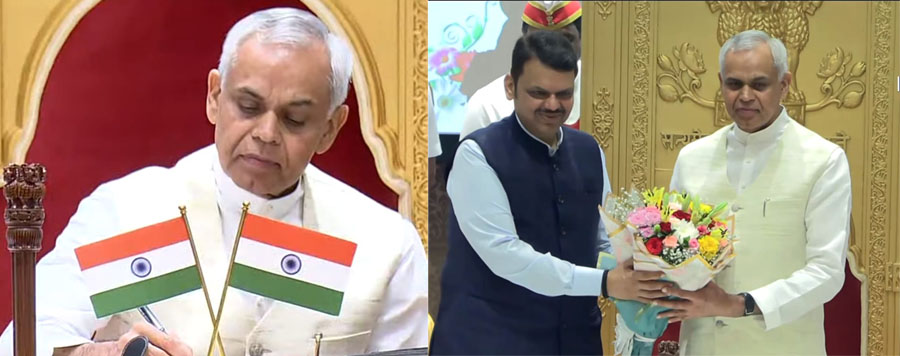 राज्यपाल आचार्य देवव्रत यांनी संस्कृत भाषेतून घेतली शपथ