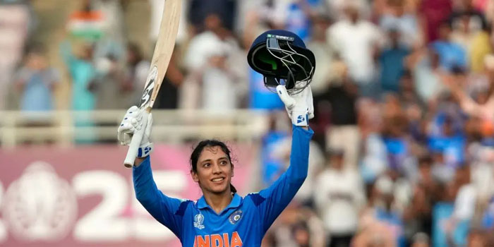 Smriti Mandhana becomes the first Indian to complete 4,000 runs in women's T20 cricket.
